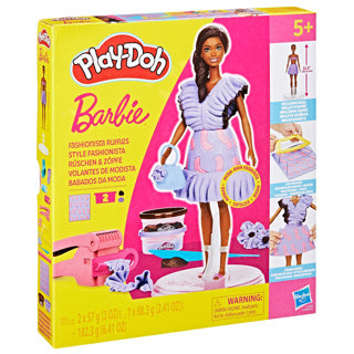 Play-Doh Barbie Fashionista Rüschen – 2 Tontöpfe