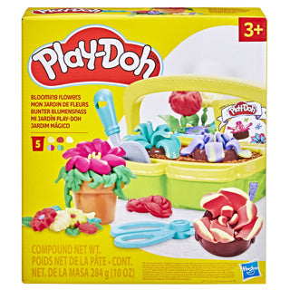 Play-Doh-Spielset mit blühenden Blumen – Modelliermasse – inklusive 5 Töpfen
