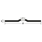 Beta -Schneiden -Scheiben Werkzeuge Ø115 mm für Stahl mit flachem Zentrum (10 Stücke)