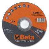 Beta cutting discs Tools Ø125 mm for steel with flat center (10 pieces)