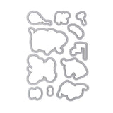 Tonic studios • essentials die set wonderous woods tag