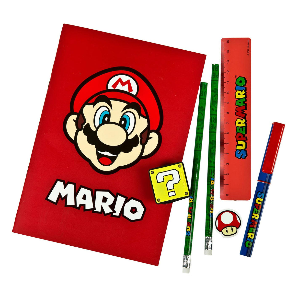 Undercover Super Mario Schreibset, 7-tlg.