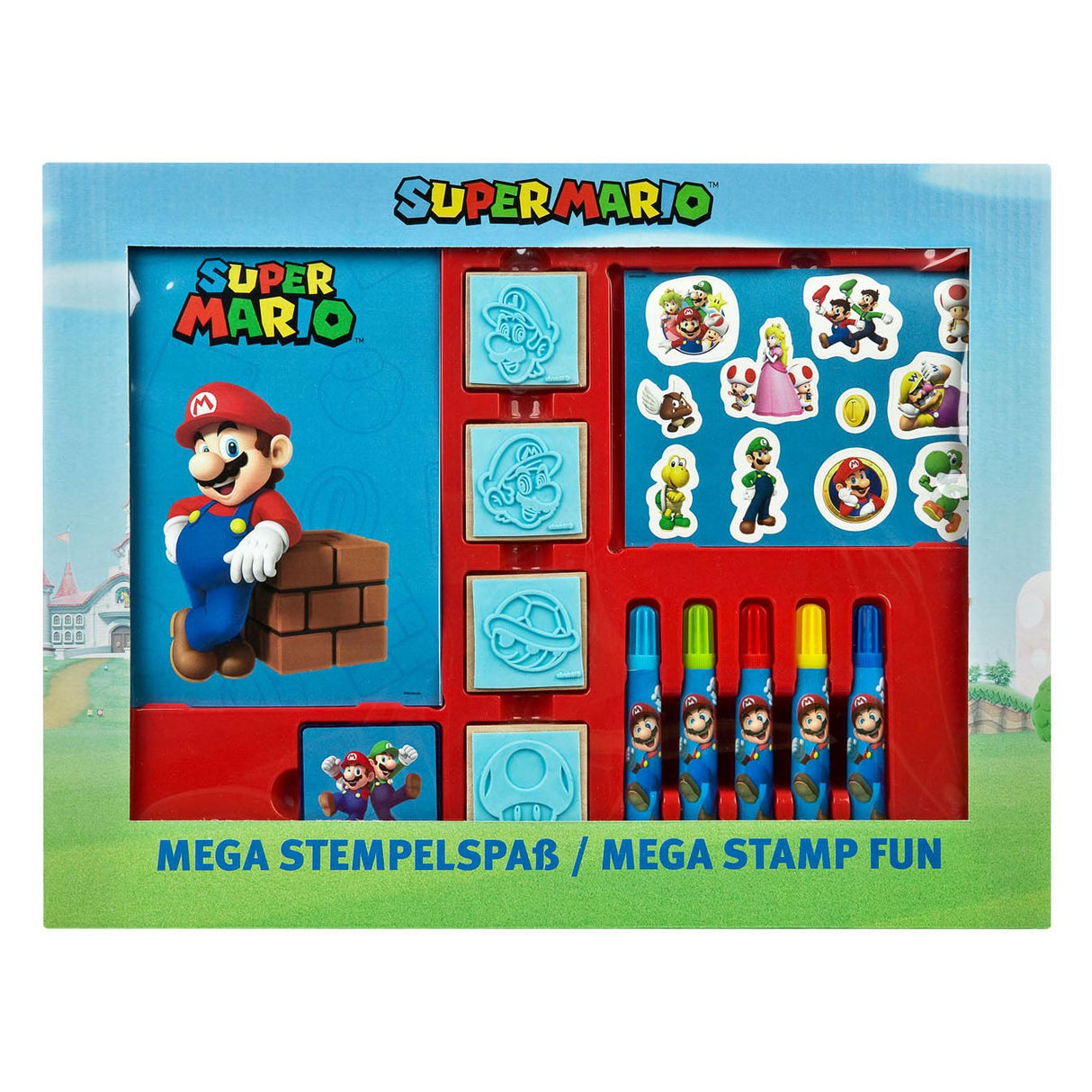 Sendcover Super Mario Mega Stamp Set