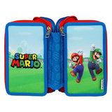 Undercover Super Mario Federmäppchen mit 3 Fächern
