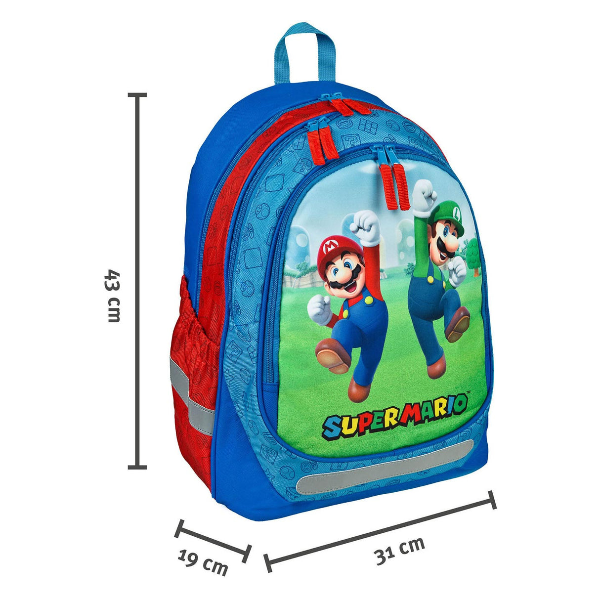 Undercover Super Mario Schulrucksack