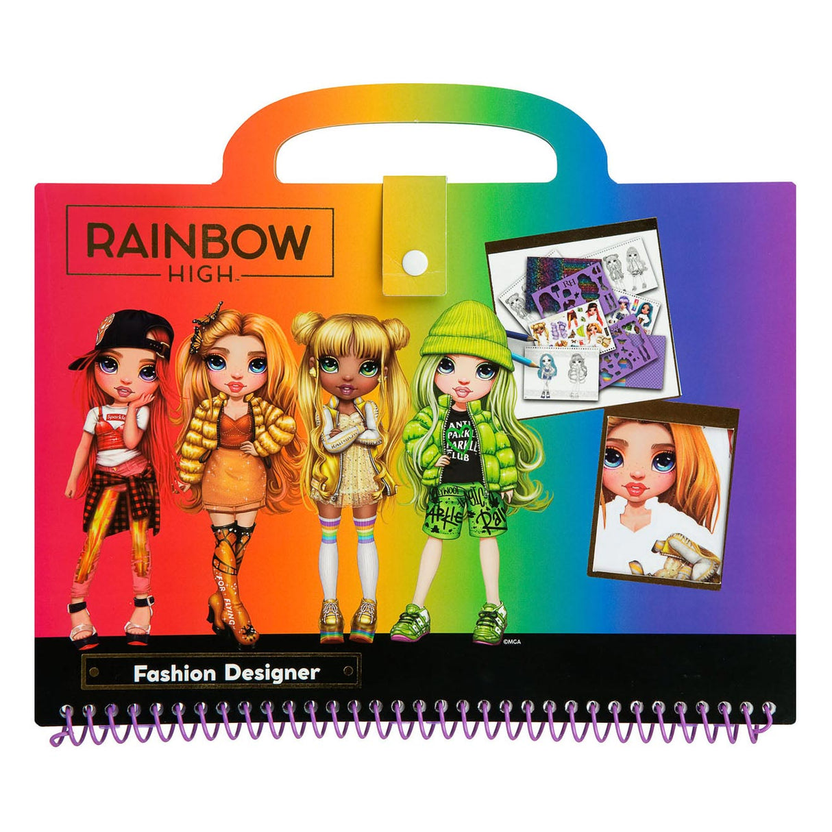 Undercover Rainbow High Fashion Designer Farb -Set