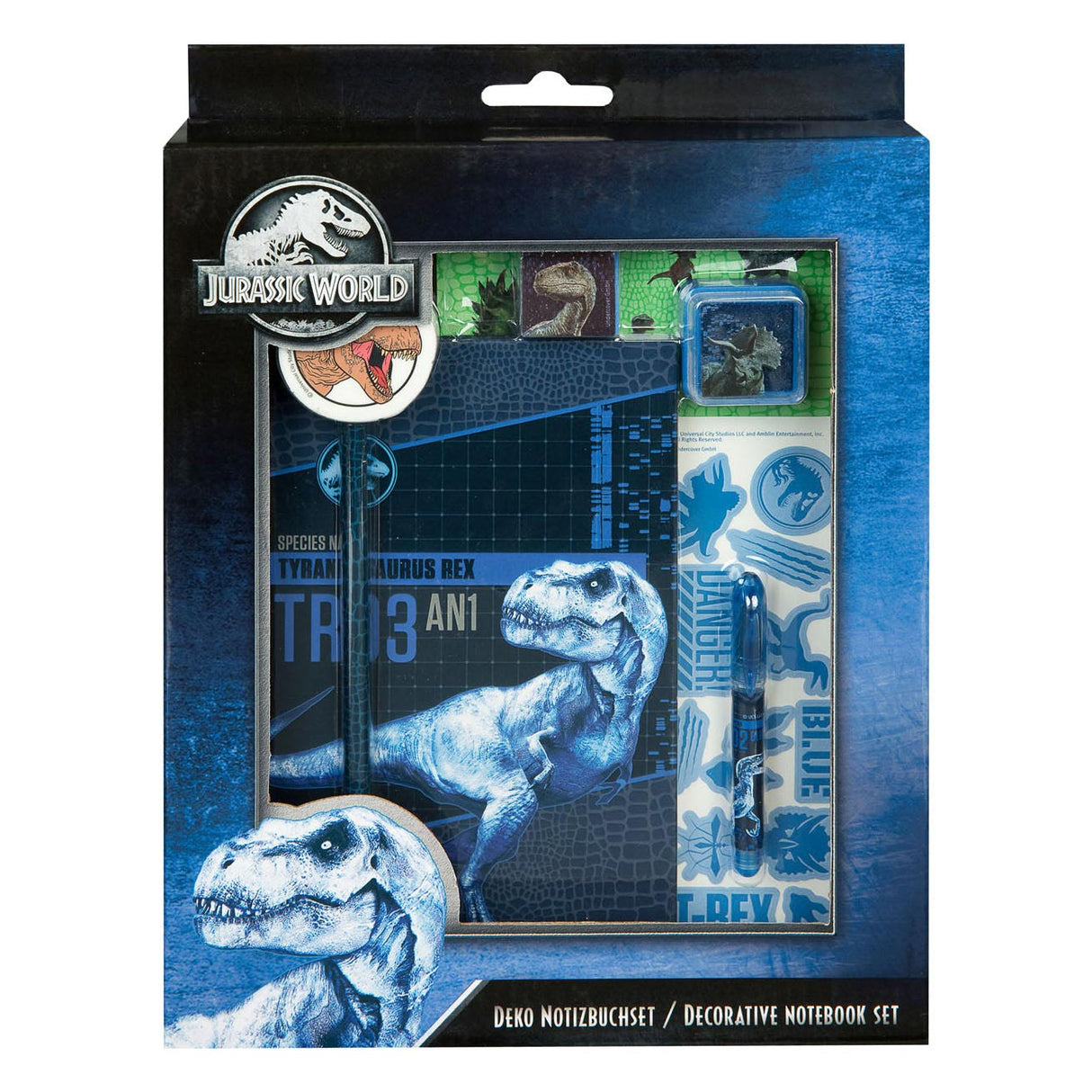 Conjunto de cuaderno de Jurassic World Undercover