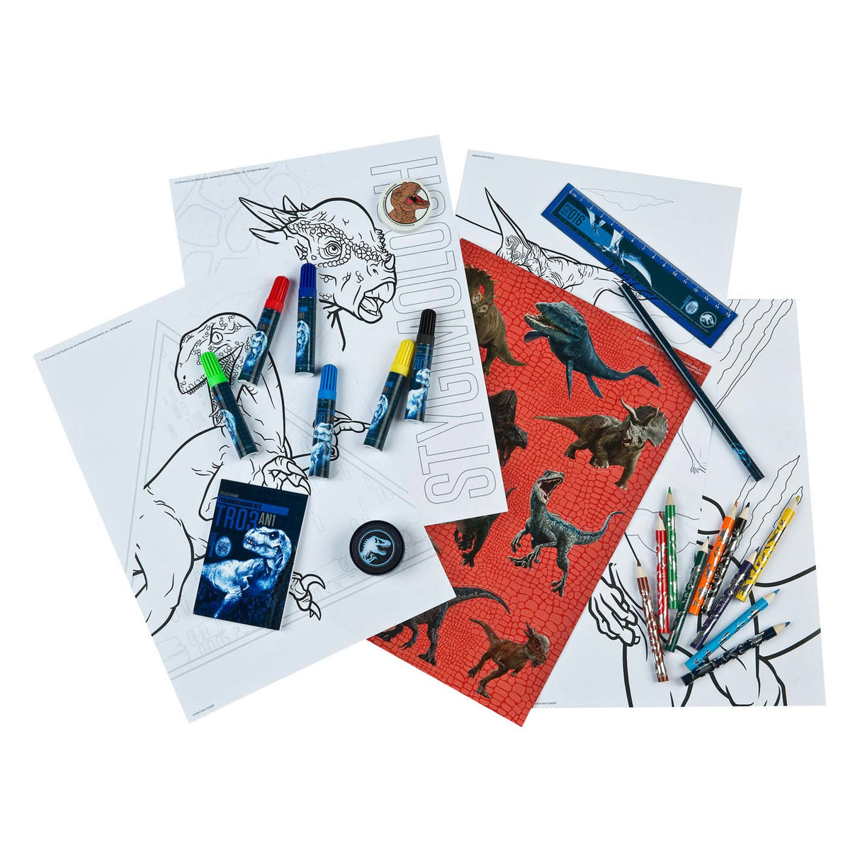 Jurassic World Stationery Tor Set, 35dlg.