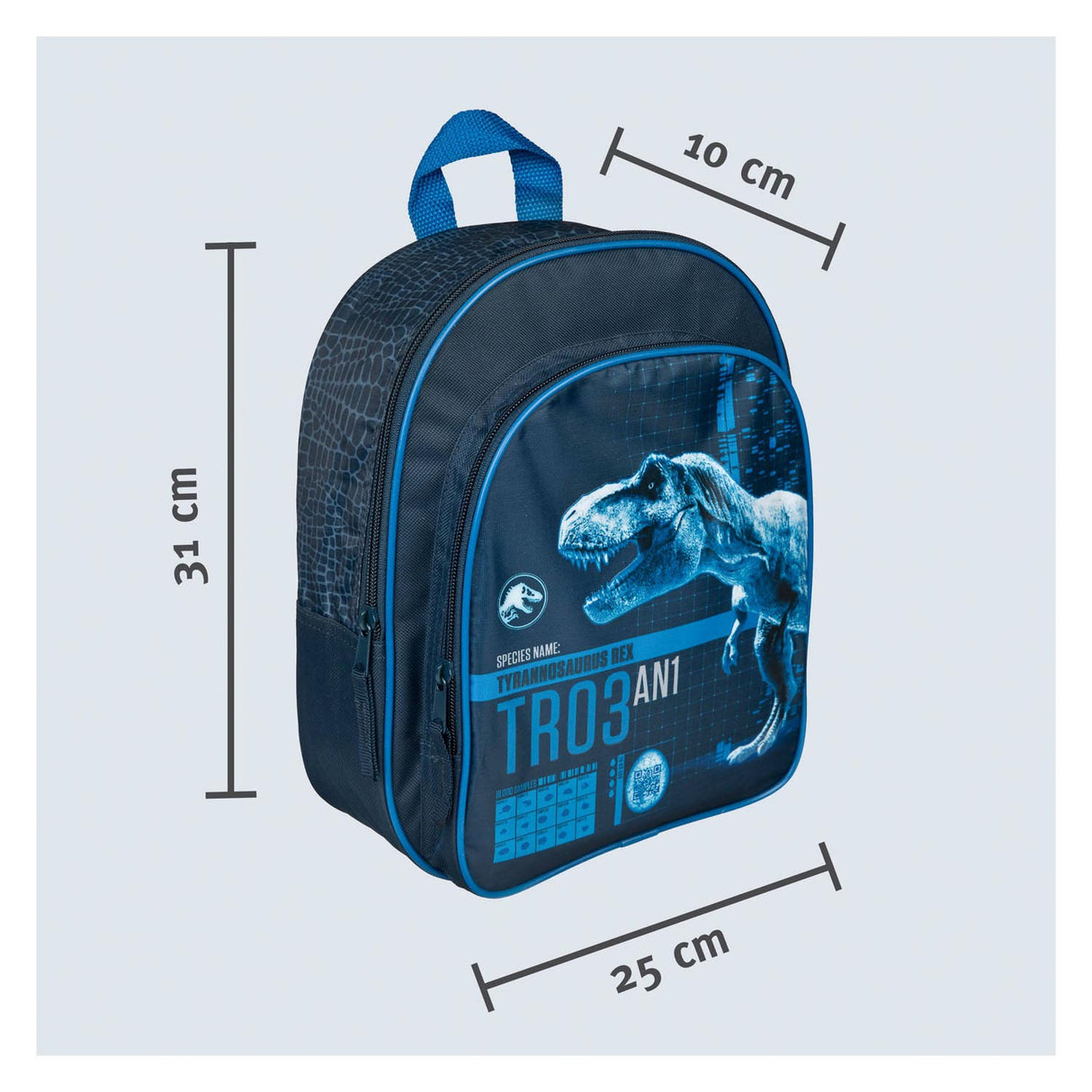 Undercover Jurassic World Backpack with front pocket