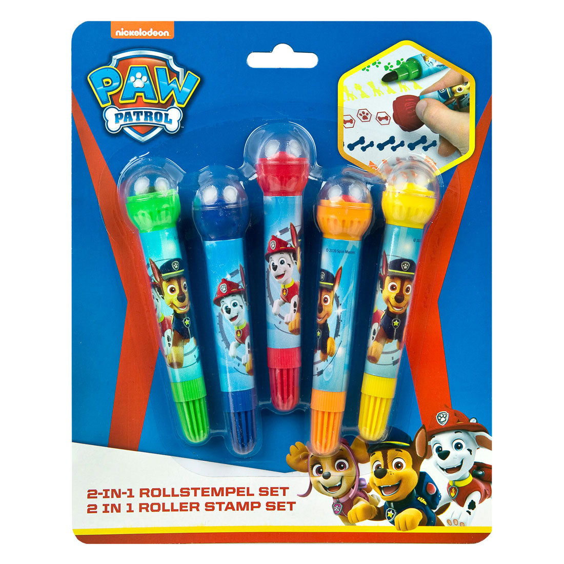 Paw Patrol Rol- og Stamp Stifts