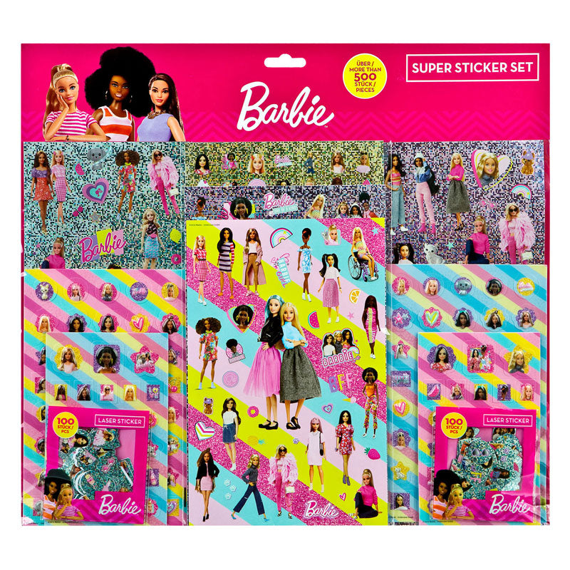Undercover Super Sticker Set Barbie