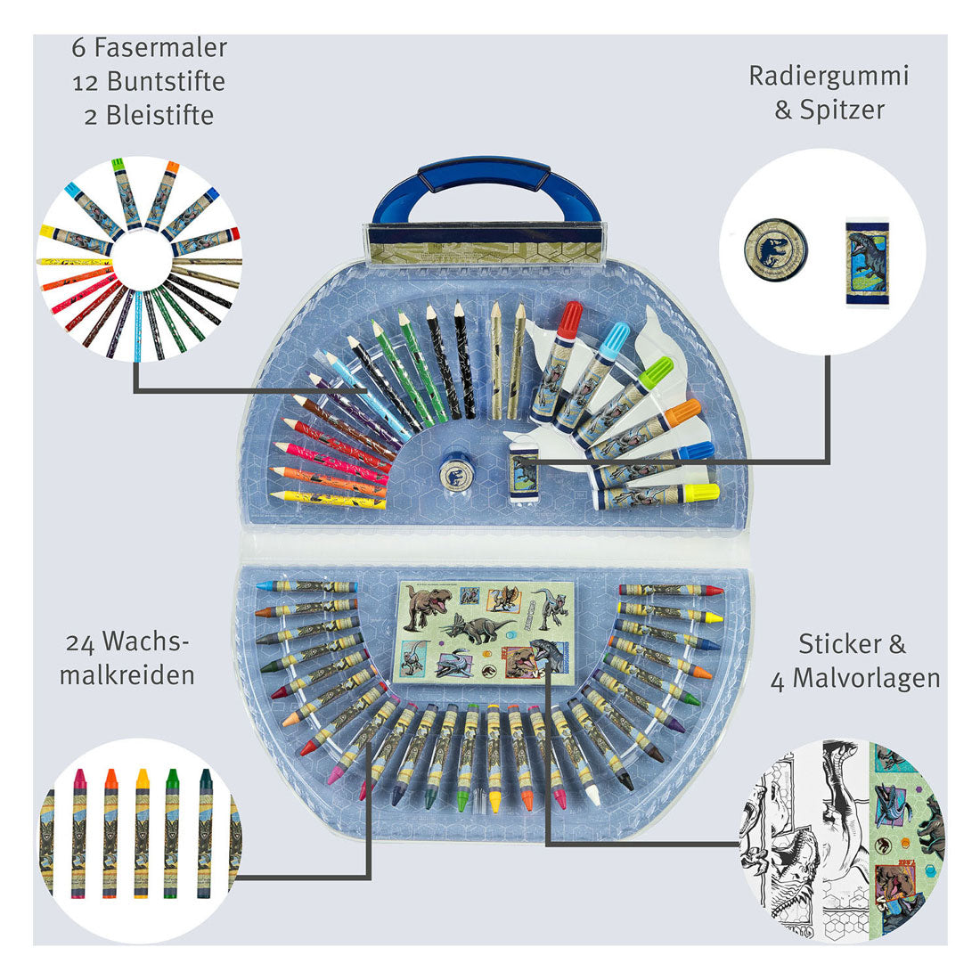 Undercover Color Suitcase Jurrasic World, 51DLG.