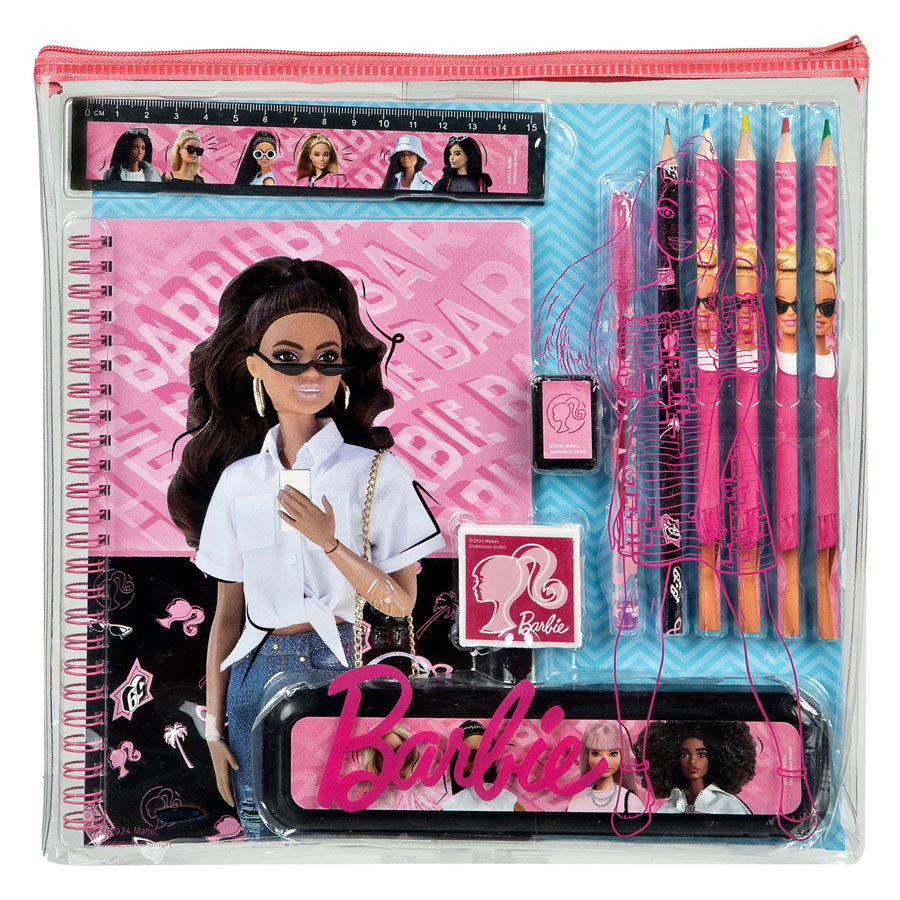 Undercover Note and Writing Set Barbie