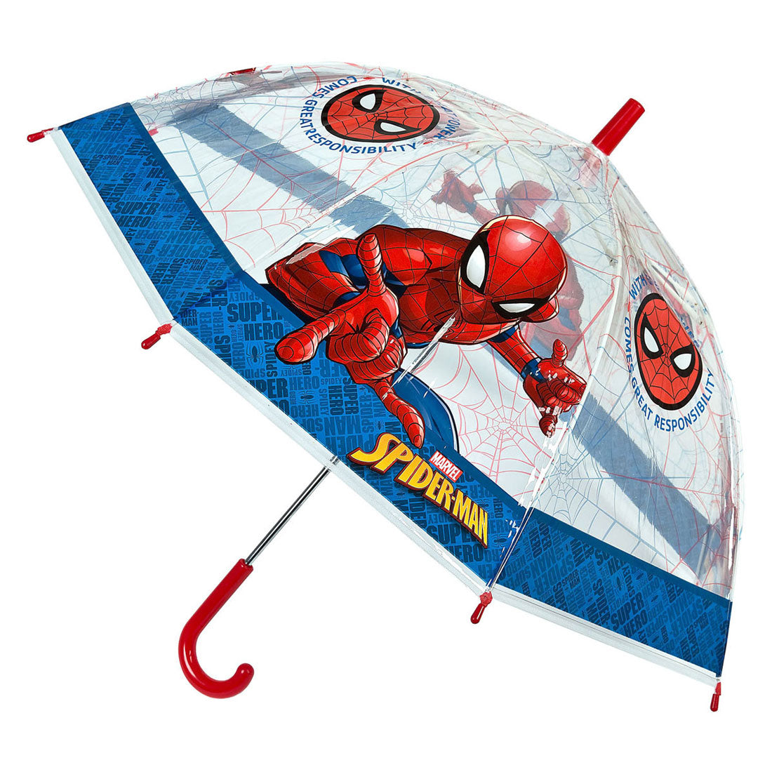 Undercover kinderparaplu spiderman