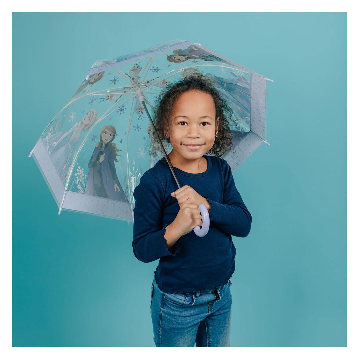 Undercover-Regenschirm eingefroren