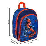 Undercover -Rucksack mit Spiderman Fronttasche