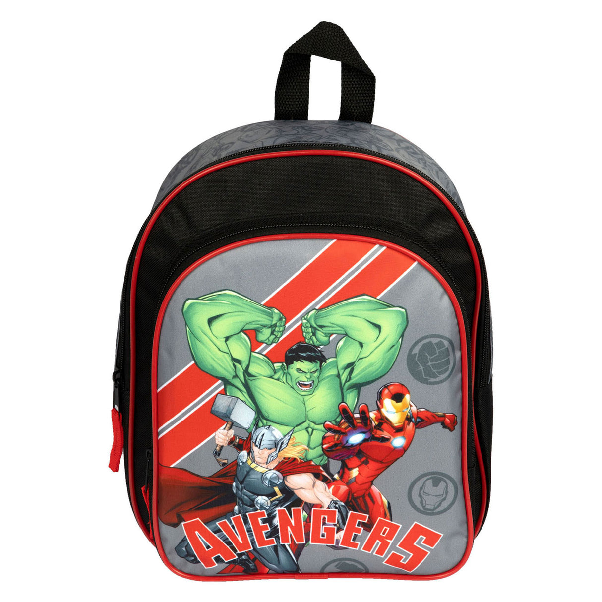 Undercover -Rucksack mit Avengers Front -Tasche