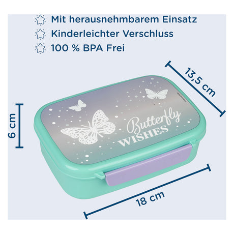 Undercover Lunchbox-Schmetterlinge