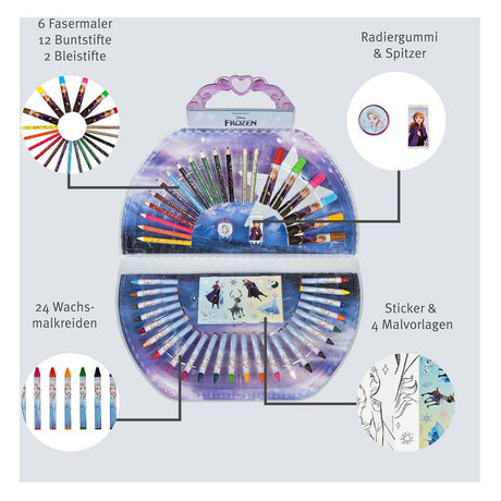 Undercover Malkoffer Disney Frozen, 51-tlg