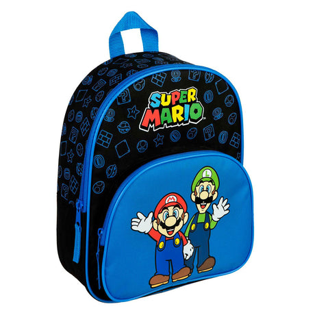 Undercover-Rucksack mit Vordertasche Super Mario Blau
