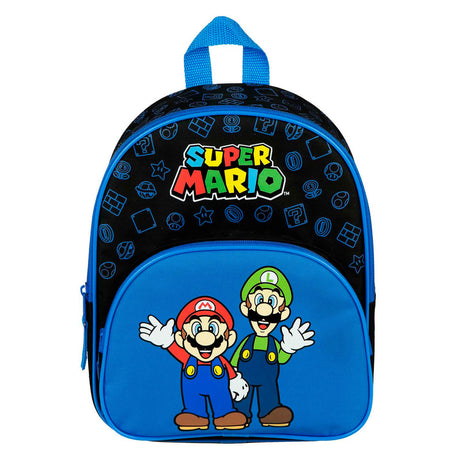 Undercover-Rucksack mit Vordertasche Super Mario Blau