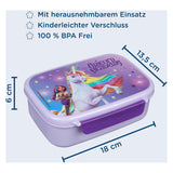 Undercover Unicorn Academy Lunchbox mit Snackfach