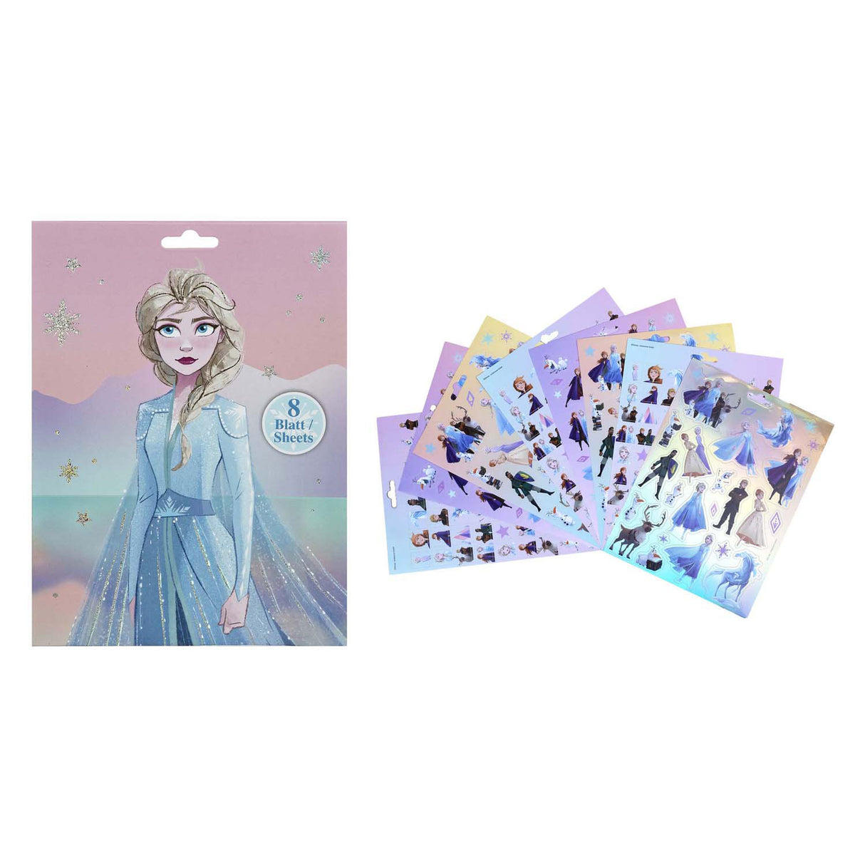 Undercover-Stickerbuch Frozen mit 8 Blatt