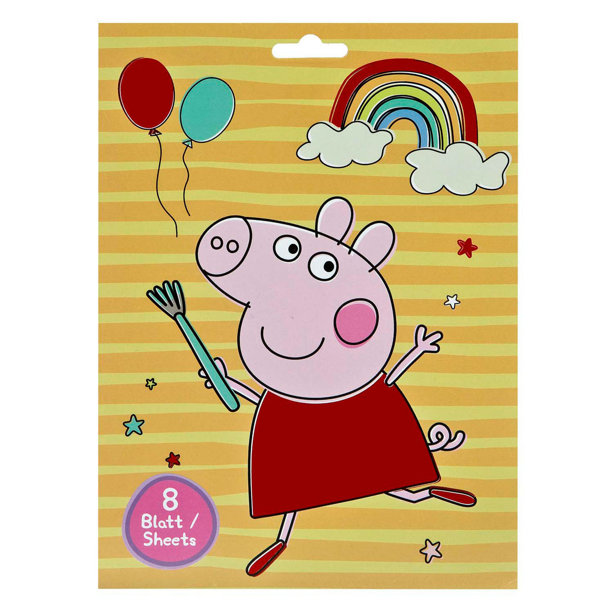 Undercover Stickerbuch Peppa Pig mit 8 Blatt