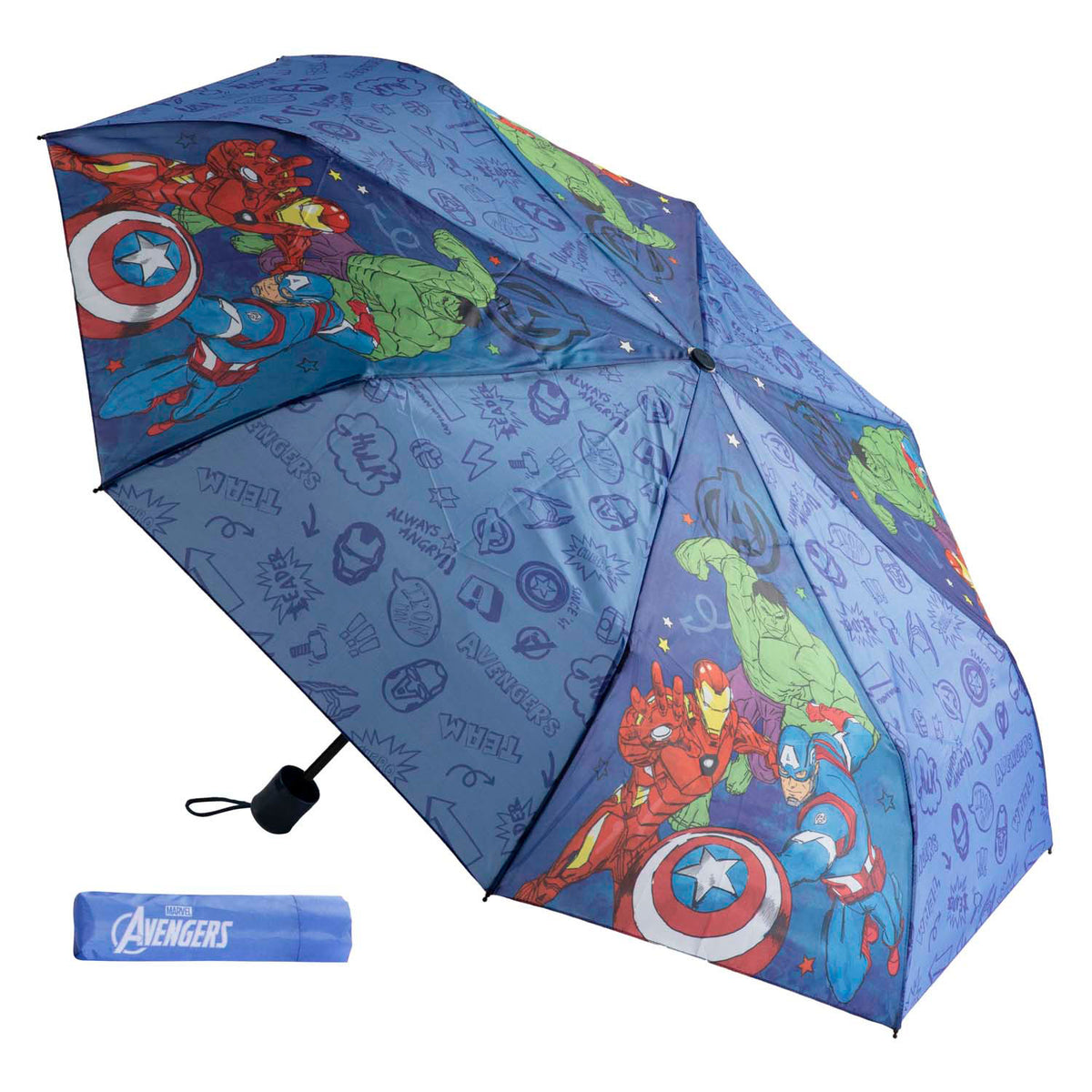 Undercover Regenschirm Avengers 94cm Marvel Kinderschirm mehrfarbig.