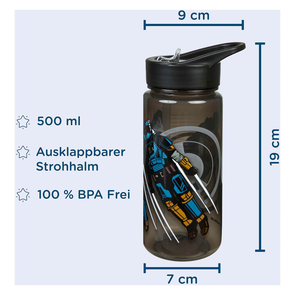 Undercover Areo Trinkflasche Star Wars Mandolorian, 500ml