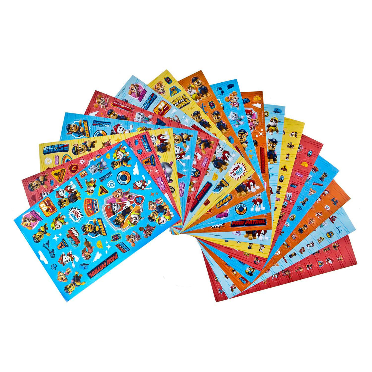 Undercover-Aufkleberbögen Paw Patrol – 1000 Stück.
