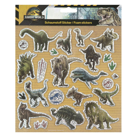 Undercover foam stickers jurassic world