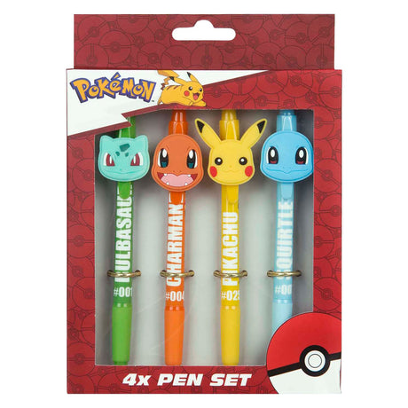 Undercover Kugelschreiber-Set Pokemon – 4-tlg.