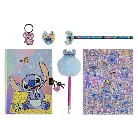 Undercover-Glitzer-Tagebuch-Set, Stich – 6-tlg.