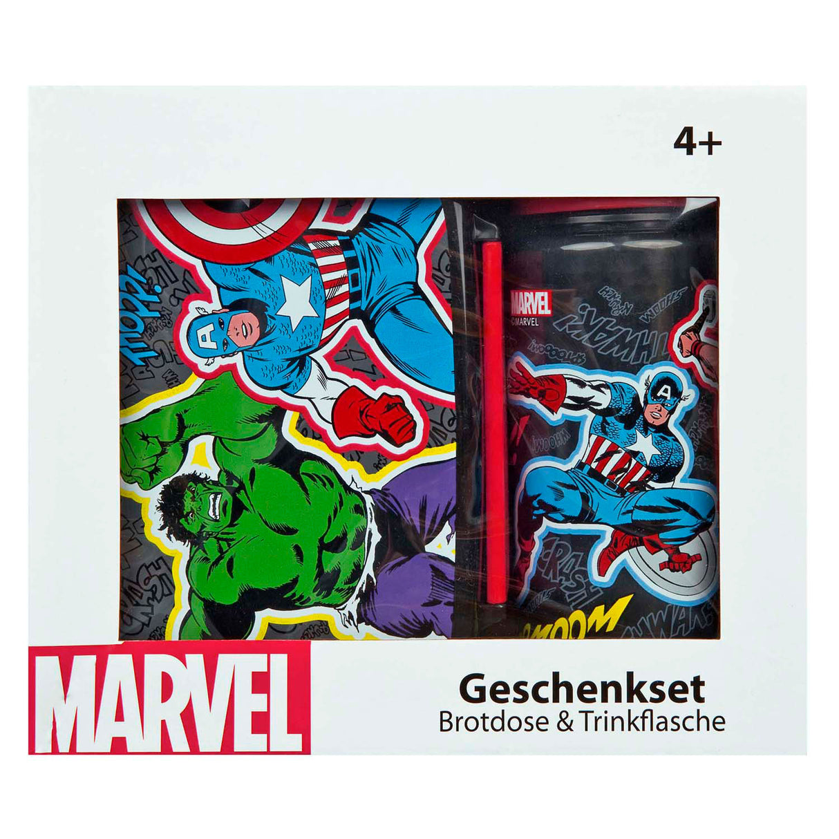 Undercover Lunchbox- und Trinkbecher-Set Marvel Avengers