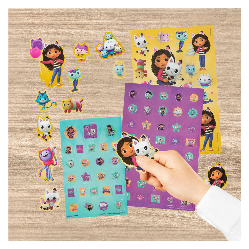Undercover super sticker set gabby's poppenhuis