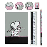 Undercover notitie set in etui snoopy