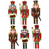 Creativ Company 3D-Sticker, Nussknacker, H: 75 mm, B: 30 mm, Stärke 7 mm, 6 Stück 1 Box