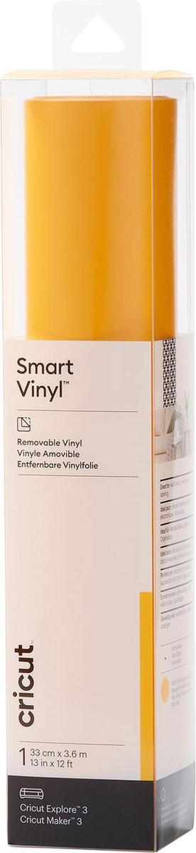 Cricut • Smart-Vinyl, abnehmbar, 360 x 33 cm, Maisgelb
