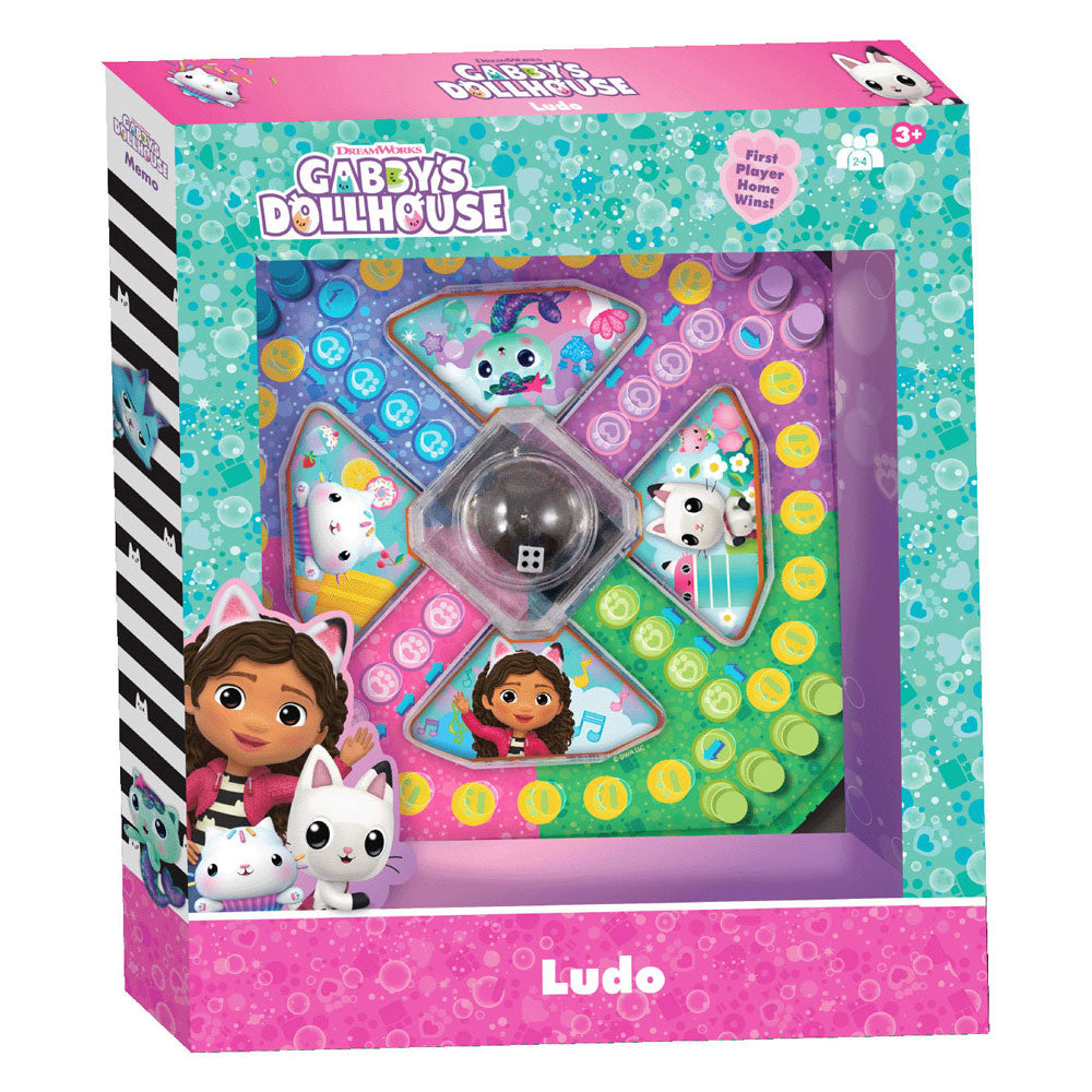 Gabbys Puppenhaus Ludo -Spiel