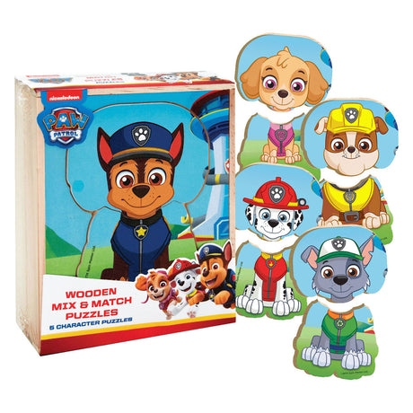 Paw Patrol Holzpuzzle ohne Markenzeichen – Mix-Match