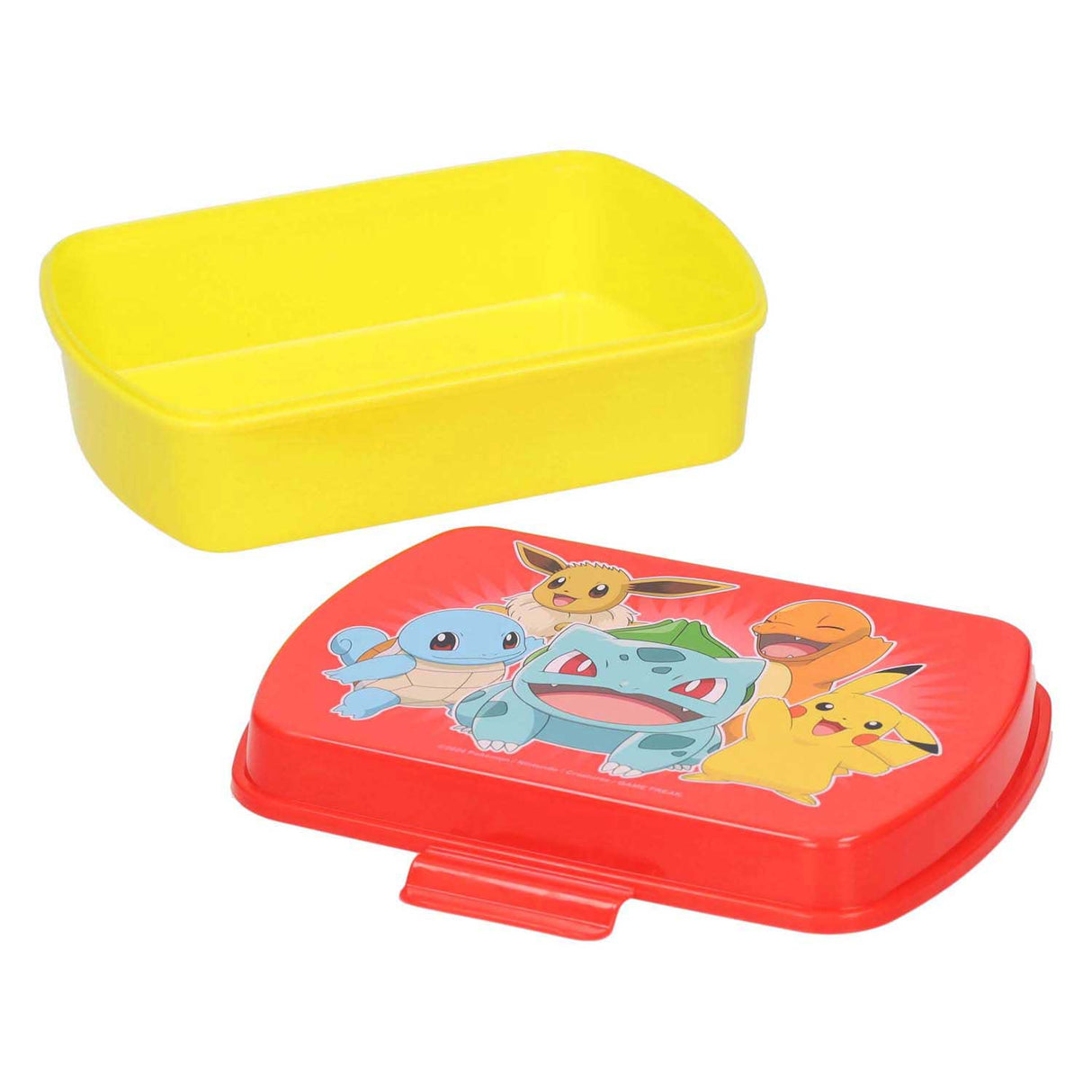 Lustige rote Pokémon-Sandwichbox aus Kunststoff