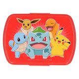 Lustige rote Pokémon-Sandwichbox aus Kunststoff
