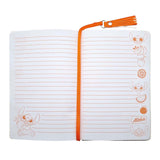 Notizbuch mit Glitzer sticken
