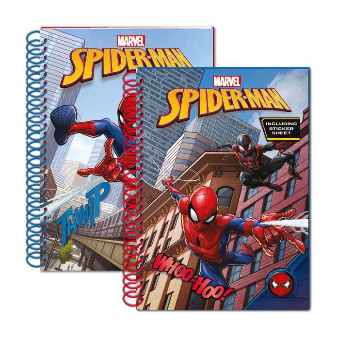 Spiderman-Glitzer-Notizbuch