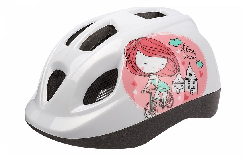 Polisport casco Princess White tamaño 46 53 cm