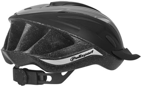 Polisport PolispGoudt Ride in Bicycle Helmet M 54-58 cm Nero grigio