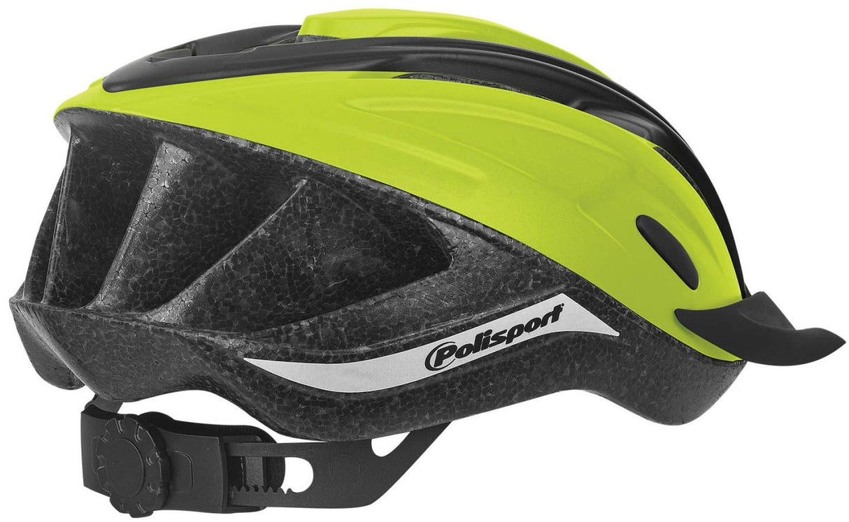 Polisport Ride in Bicycle Helmet L 58-62cm Flugoud Yellow Black