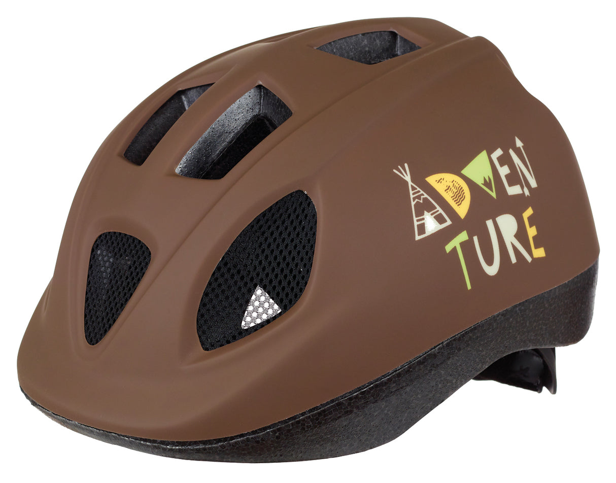 Pol Kinder Helm Adventure XS 46-53 cm brun