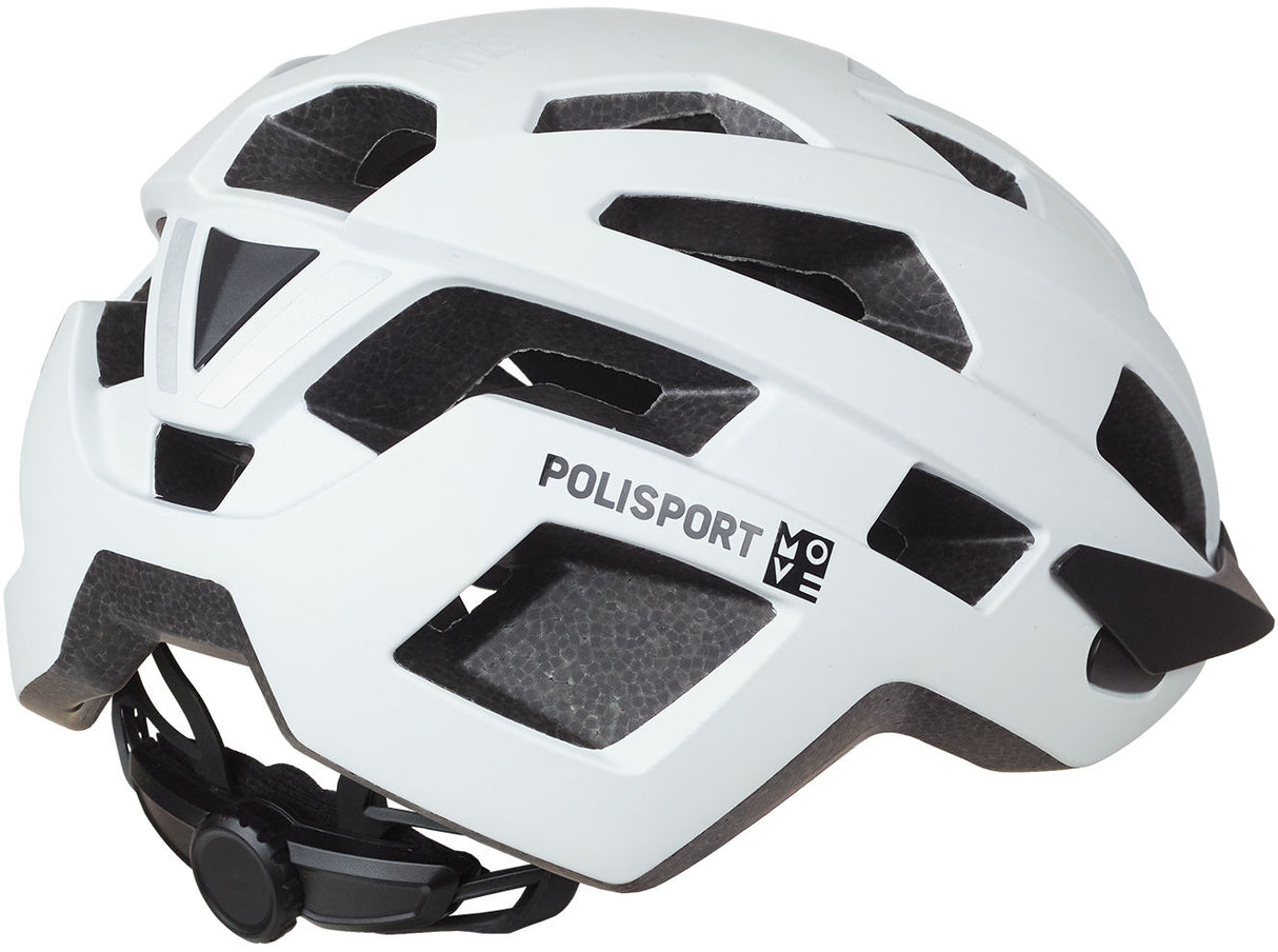 Polisport hjelmby M 54-58 cm hvid